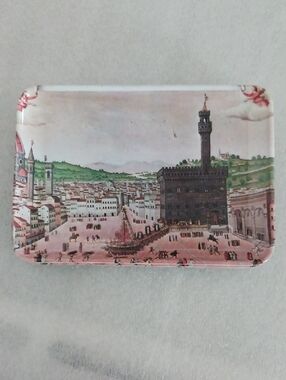 Vintage Mebel Mini Melamine Tray Palazzo Vecchio Florence Italy